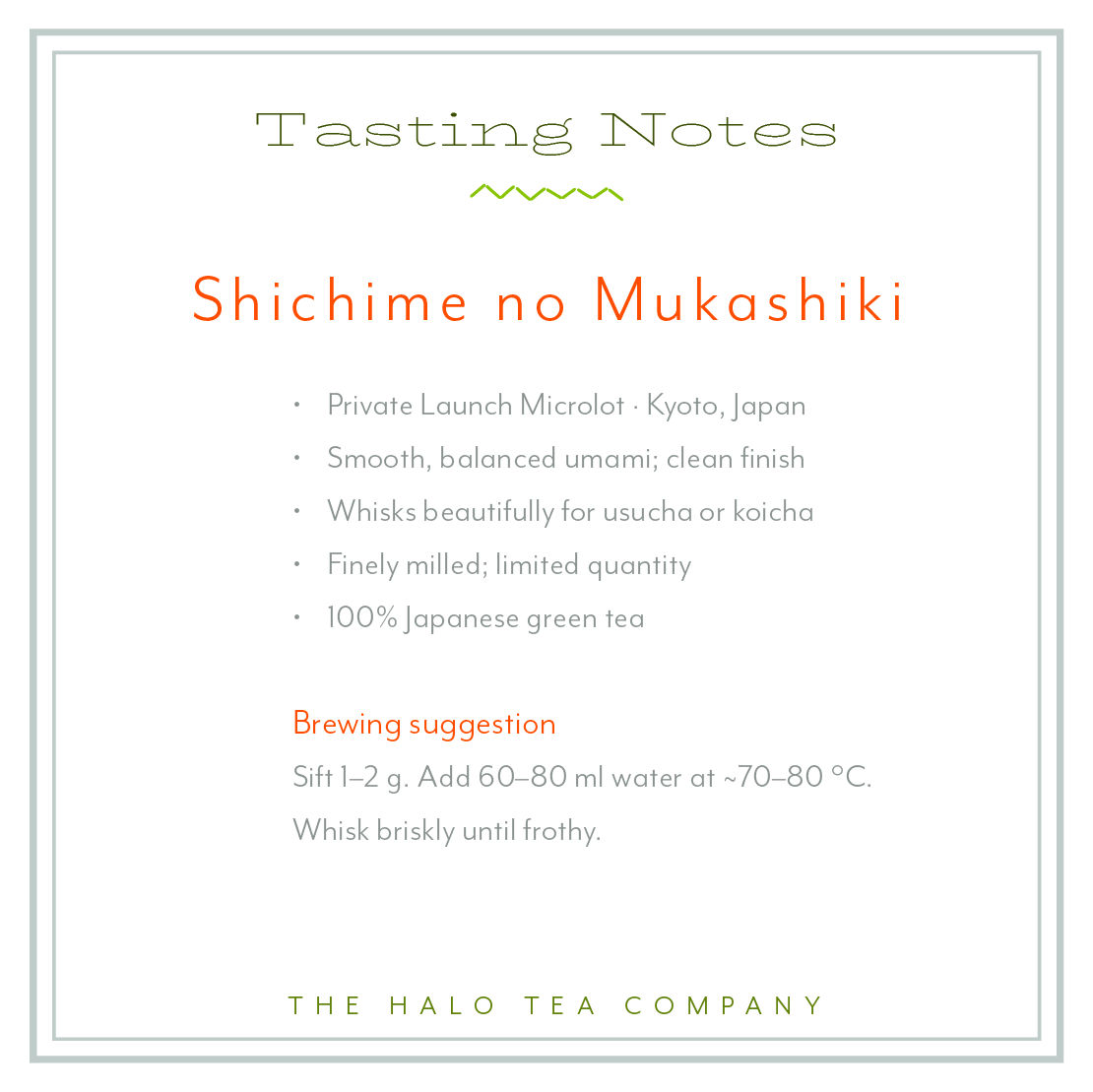 Halo Shichime no Mukashiki (Private Launch Microlot)